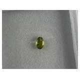AA vesuvianite oval 6x4mm stone 0.46ctw