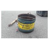 Advertising Barrel Can Harwaco Bond, shop use