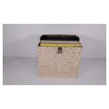 Disney vinyl record albums,  in a case, condition