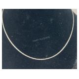 18 inch Italian sterling silver sparkle chain