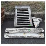 4pcs Architectural Pcs. Column brace, 2 crown