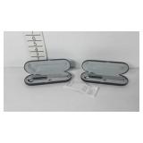 Two Porsche Accutire lithium tire pressure gauges