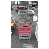 Three Plastic Milk Crates, The real Dairy