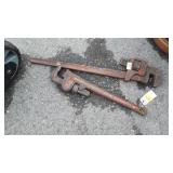 Two Pipe Wrenches