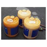 Kerosene, three 5 gallon poly Containers, 2 are