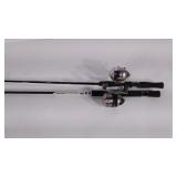 Two fishing rods, Zebco reels