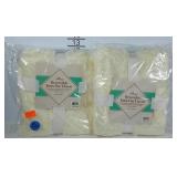 Two Trail Worthy reversible faux fur throws.