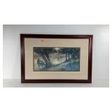 The Rappahannock 1900 print by T. Howell, nicely