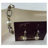 Premier designs jewelry, 8in silvertone accent