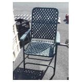 Folding Outdoor Chair, poly webb seating