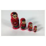 Russian nesting dolls, four piece set