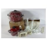 Kitchenwares, pasta pots, utensils all new in the