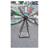 Gardening Decor, Tin made Windmill stands 21"
