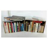 Two boxes of mostly cookbooks, plus two Martha