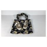 New Orleans Saints cloth tote and size eight new