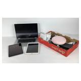 Miscellaneous electronics group, includes iPads,
