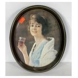 Advertising, Coca-Cola serving tray, condition as