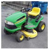John Deere Riding Mower, LA105, 42" Deck, 21hp