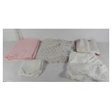 Linens, have stains, table cloths, lace bead