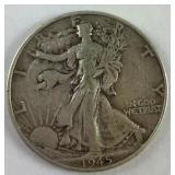 1945 walking liberty half dollar