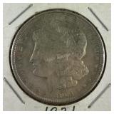 One 1921 morgan dollar