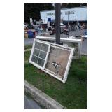 Two Windows, Note one has broken glass pane,