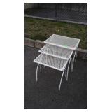 Nest of 3 Iron works Outdoor Stands, 16,18,20"