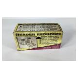 Header reducers, standard three hole pattern