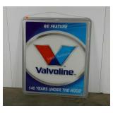 Valvoline advertising sign, 34 x 42