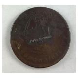 van buren metallic currency 1837 token