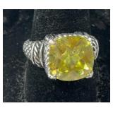 Premier designs jewelry, size 8 citrine ring