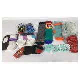 Sock group, includes justice league logo,