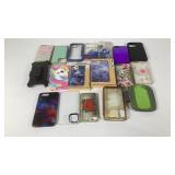 Phone cases, various styles two are new in box