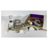 Costume jewelry, some new in boxes or on hangtags