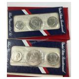 Two United States bicentennial silver