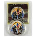 American heroes silver dollar 2001
