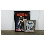 Two framed prints,  Forbidden Planet, 24 x