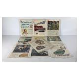 Twenty five magazine advertisements ,