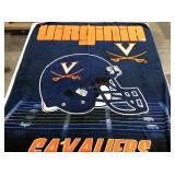 Virginia Cavaliers fleece throw, 60x75