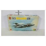 AIRFIX airplane model. H.S.BUCCANEER S2B. Box is