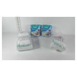 Pampers diapers, two bags of medium Splashers,