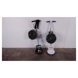 Two Oreck orbital floor polishers, both work but