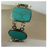 Sterling silver bracelet 8in