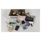 Costume jewelry, mostly new in packages or on