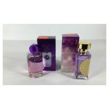Midnight Sol and Twinkling Night perfume sprays,