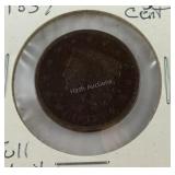 1837 large cent