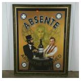 Absente poster, framed, 41 x 53