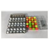 Used golf balls, 36 Kirkland brand and 23 mixed