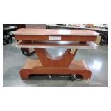 Nail salon style drying station with fan, 61 x 18