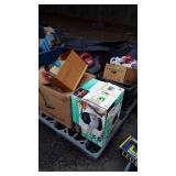 Skid Lot of Miscellaneous items, Home Clean out.